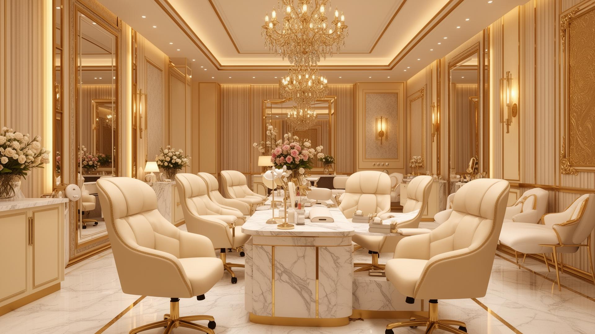 Veloura Nail Lounge interior